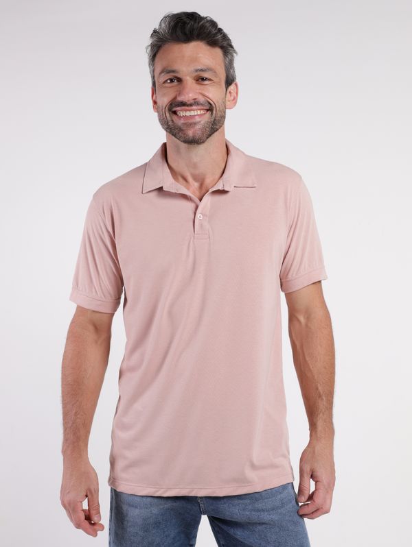 Polo Manga Curta Masculina ROSA G