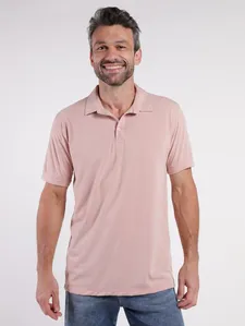 Polo Manga Curta Masculina ROSA G