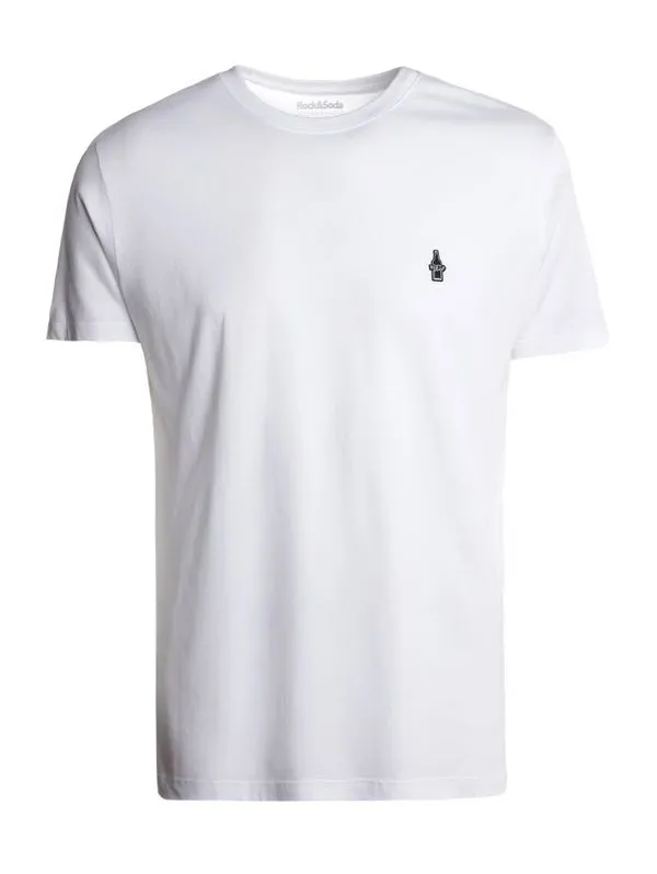 Camiseta Malha Básica Masculina BRANCO GG