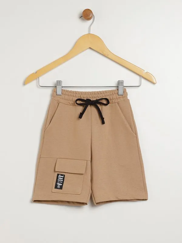 Bermuda Cargo Infantil Para Menino - BEGE 6