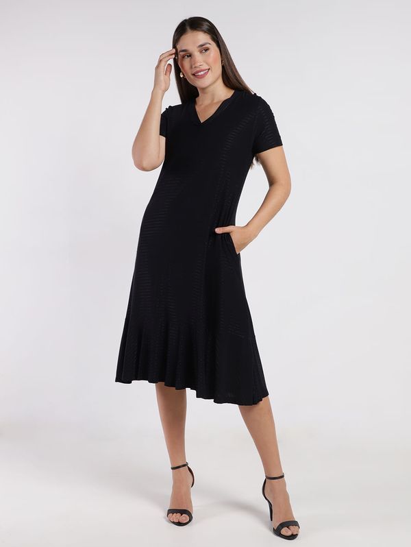 Vestido Midi Feminino PRETO P