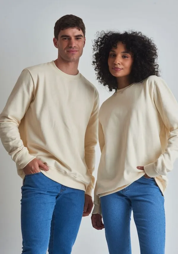 Moletom básico gola careca off white Off white P
