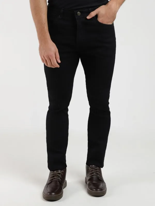 Calça Jeans Skinny Masculina PRETO 40