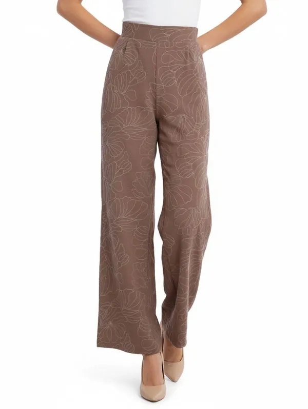 Calça Pantalona Autentique Feminina BEGE GG