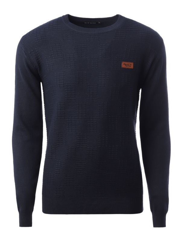 Blusão Tricot Manga Longa Masculino MARINHO M