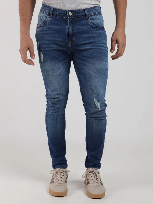 Calça Jeans Skinny Masculina AZUL 44