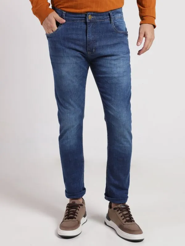Calça Jeans Slim Masculina AZUL 42