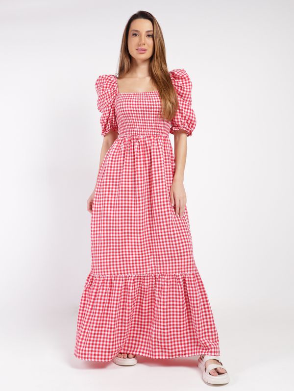 Vestido Longo Eagle Rock Feminino VERMELHO M