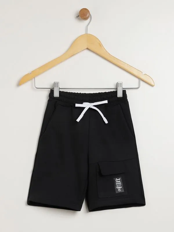 Bermuda Cargo Infantil Para Menino - PRETO 6