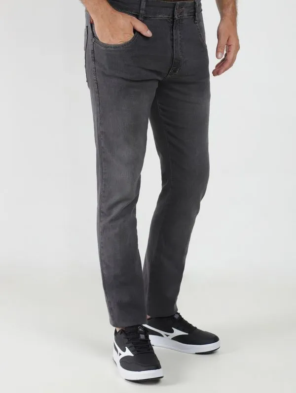 Calça Jeans Reta Masculina PRETO 38
