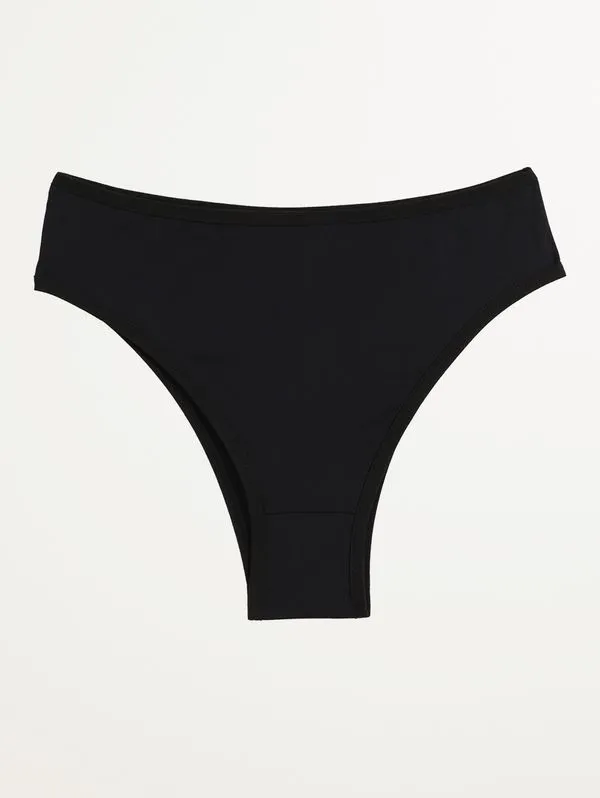 Calcinha Tanga Microfibra Feminina PRETO G