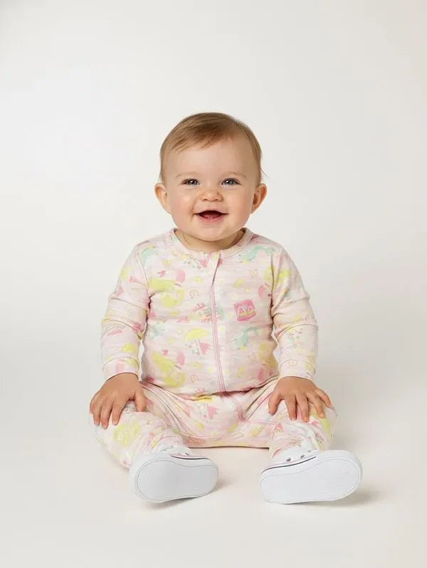 Macacão Infantil Para Bebê - ROSA P