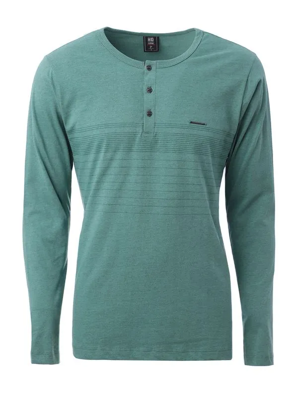 Camiseta Manga Longa No Stress Masculina VERDE G