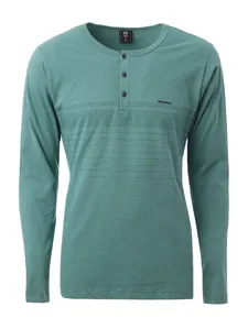 Camiseta Manga Longa No Stress Masculina VERDE P