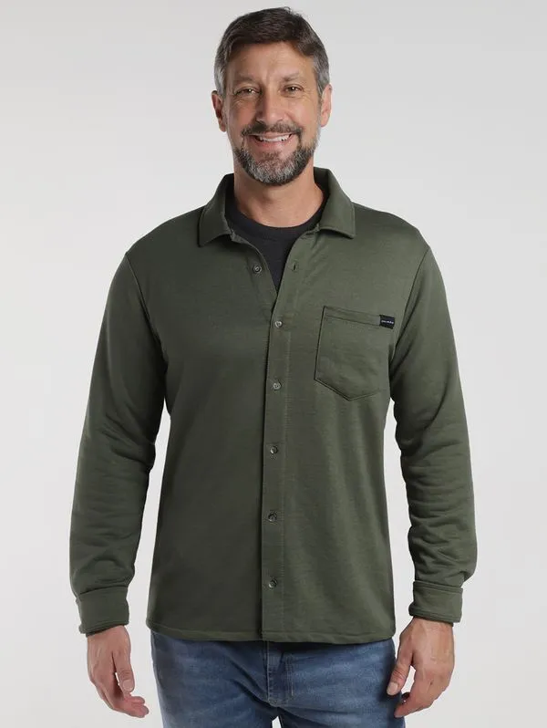 Camisa Manga Longa Masculina VERDE GG