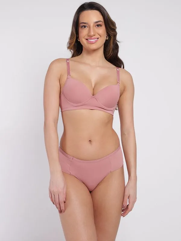 Conjunto Lingerie Fio Duplo Feminino ROSE M