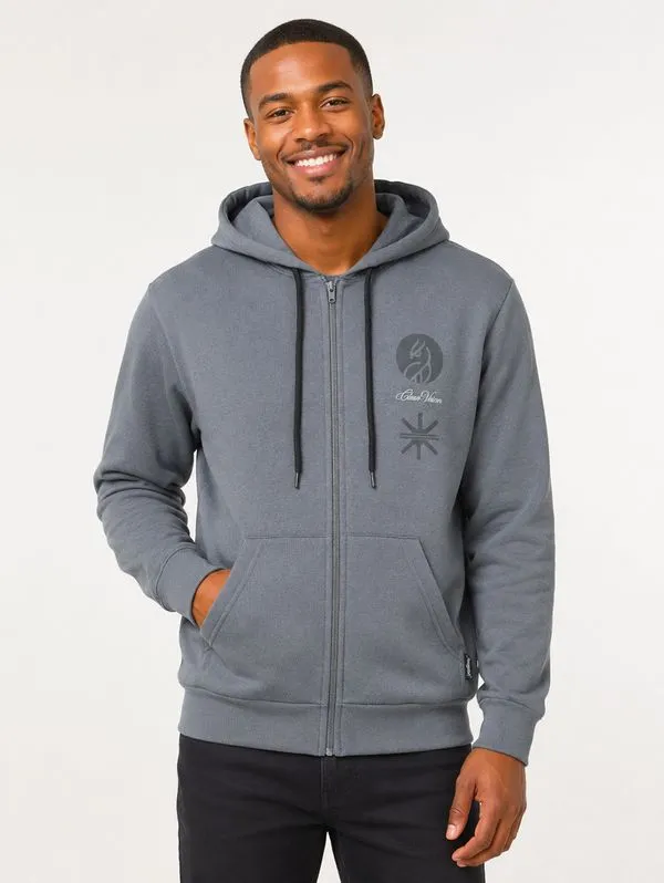 Jaqueta Moletom Canguru Masculina CINZA M