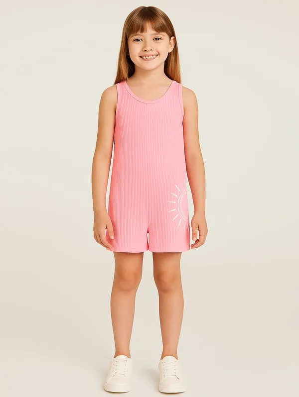 Macaquinho Infantil Para Menina - ROSA 8
