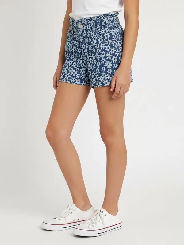 Short Jeans Kid+ Infantil Para Menina - AZUL 4