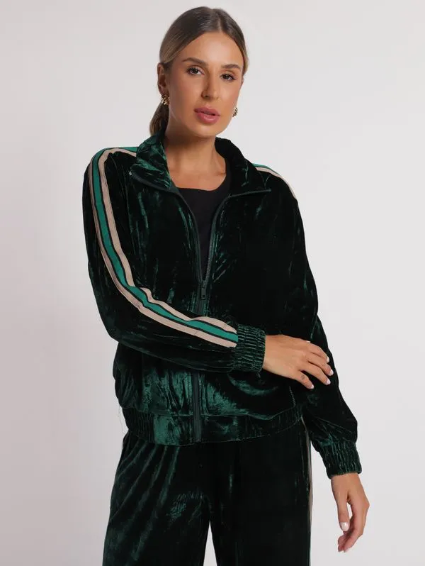 Jaqueta Plush Feminina VERDE GG