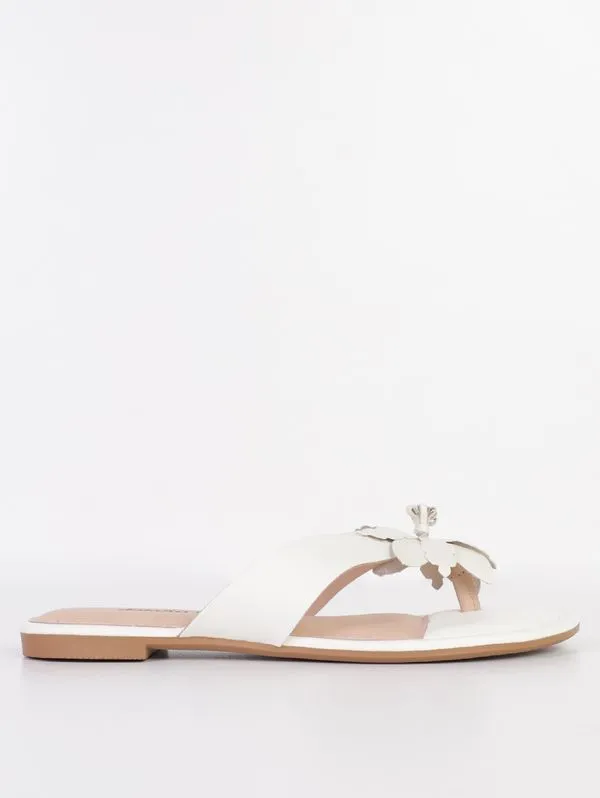 Rasteira Dakota Feminina OFF WHITE 35