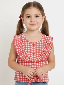 Blusa Regata Kid+ Infantil Para Menina - VERMELHO 8