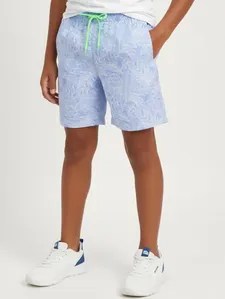Bermuda Tactel Juvenil Para Menino - AZUL 12