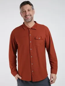 Camisa Manga Longa Masculina OCRE G