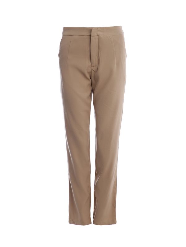 Calça Alfaiataria Reta Eagle Rock Feminina CAQUI M