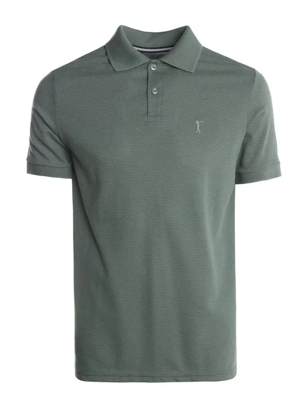 Polo Manga Curta Masculina VERDE GG