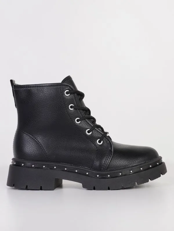 Bota Juvenil Para Menina - PRETO 29