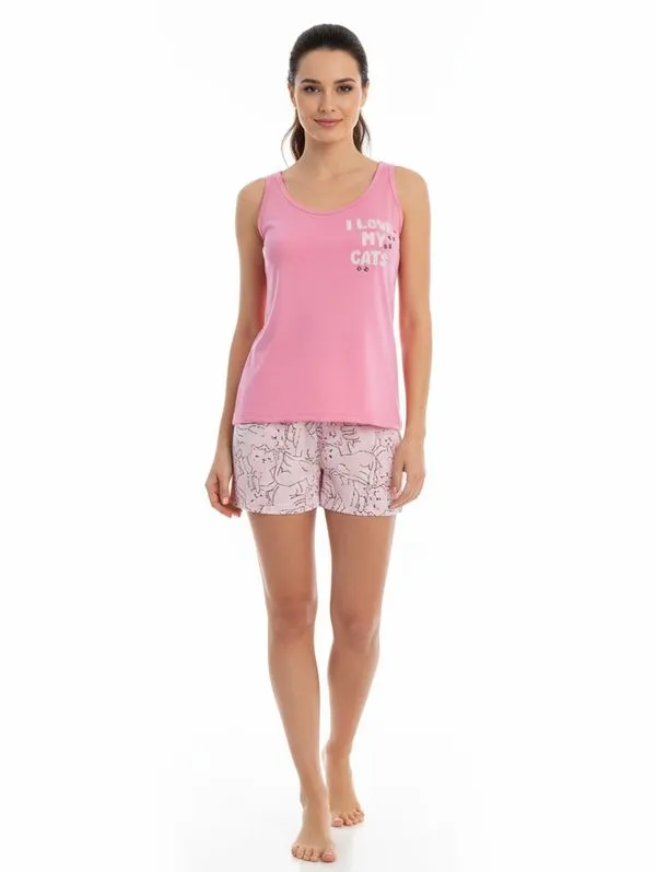 Pijama Curto Feminino ROSA G