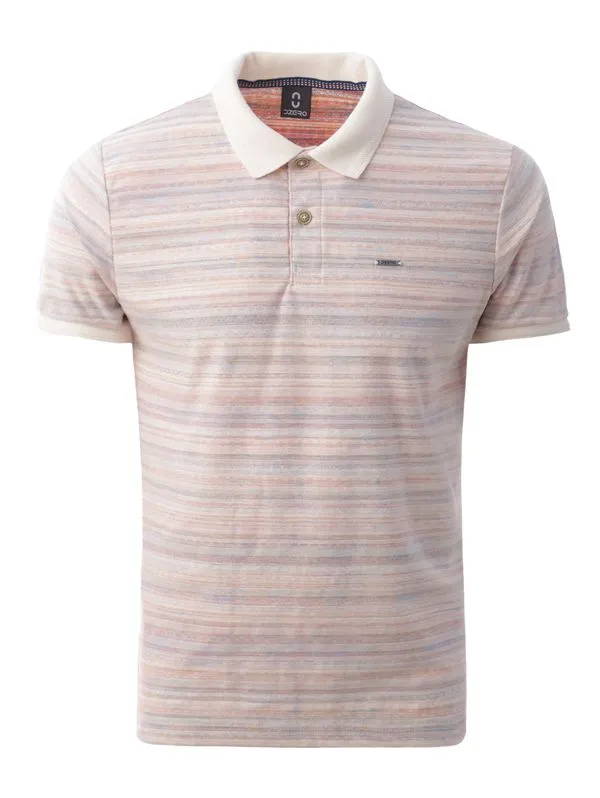 Polo Manga Curta Masculina BEGE M