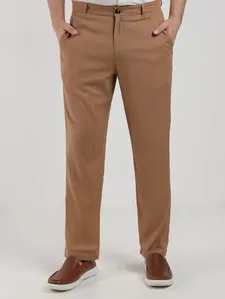 Calça Linho Social Masculina MARROM P