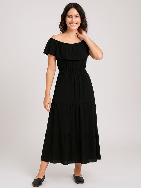 Vestido Longo Feminino PRETO GG