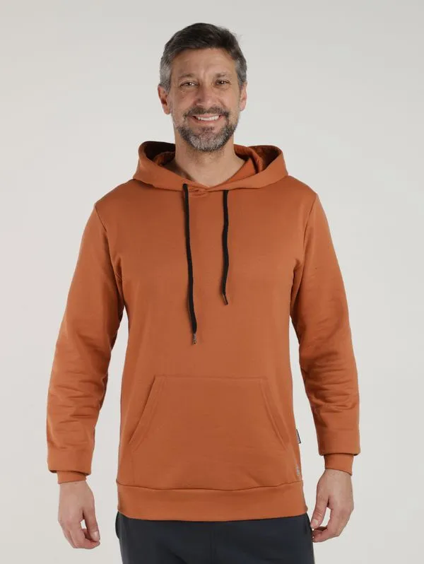 Moletom Manga Longa Masculino MARROM GG