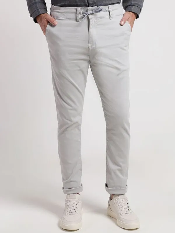 Calça Sport Slim Masculina CINZA CLARO 40