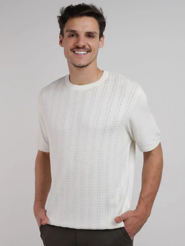 Camiseta Tricot Masculina OFF WHITE GG
