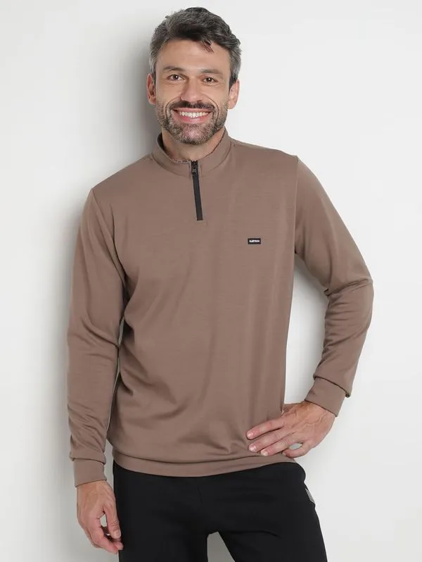 Blusão Malha Elétron Masculino CAQUI M