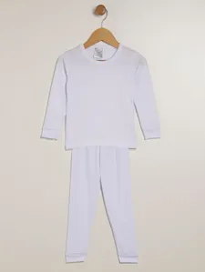 Pijama Longo Infantil Para Menina - BRANCO 3