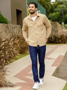 Calça Jeans Confort Masculina AZUL 40