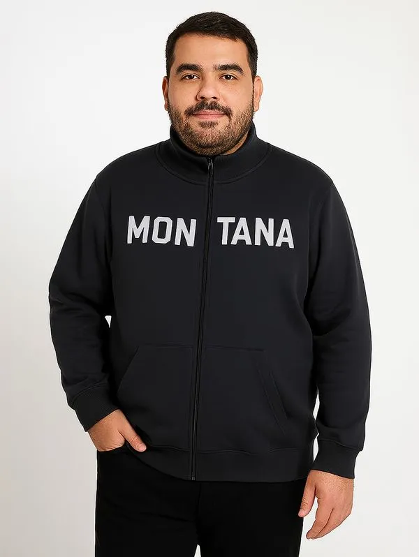 Jaqueta Moletom Plus Size Masculina CHUMBO G2