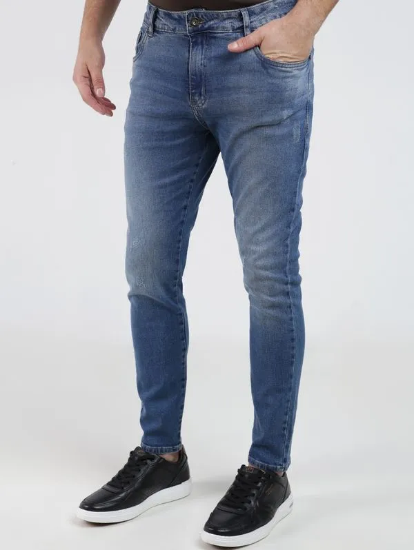 Calça Jeans Skinny Masculina AZUL 44