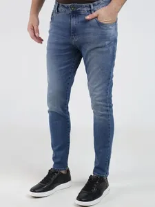 Calça Jeans Skinny Masculina AZUL 36