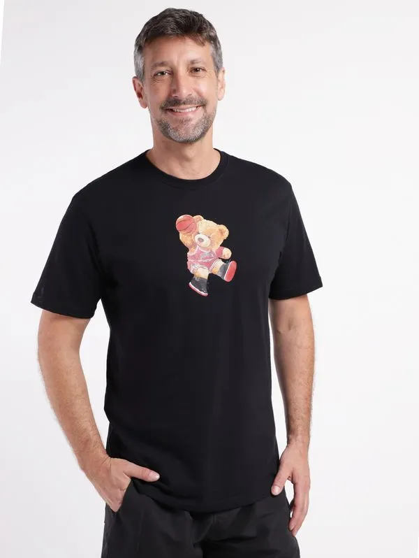 Camiseta Manga Curta Full Surf Masculina PRETO G