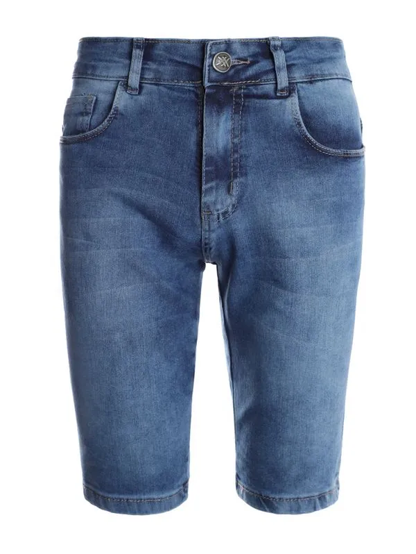 Bermuda Jeans Masculina AZUL 38