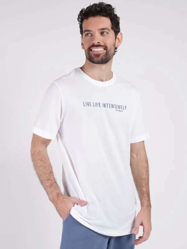 Camiseta Manga Curta Masculina BRANCO P