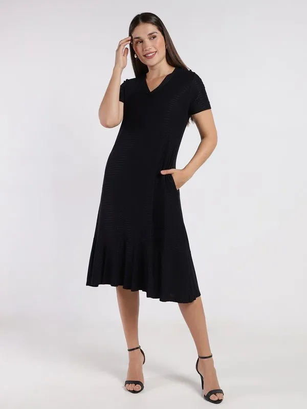 Vestido Midi Feminino PRETO G