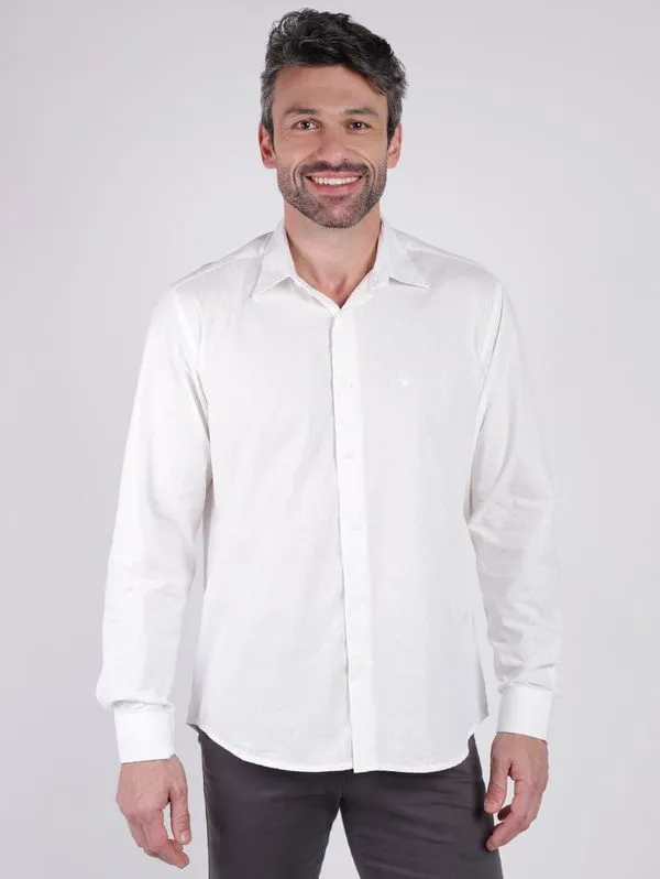 Camisa Manga Longa Masculina OFF WHITE GG