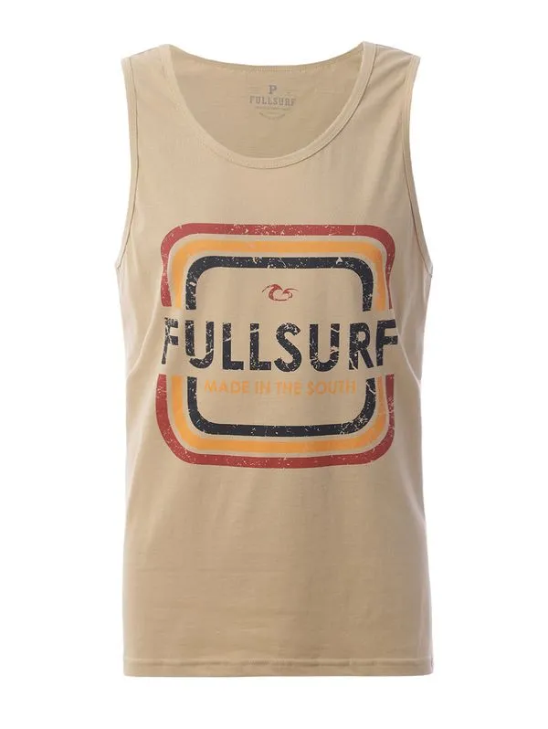 Camiseta Regata Full Surf Masculina BEGE M